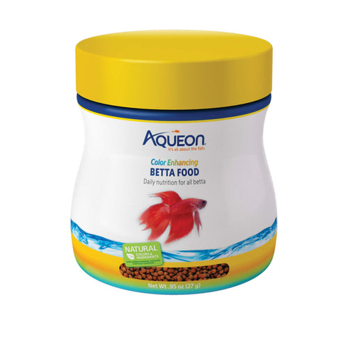 Aqueon Betta Food Color Enhancing (.95 oz.)