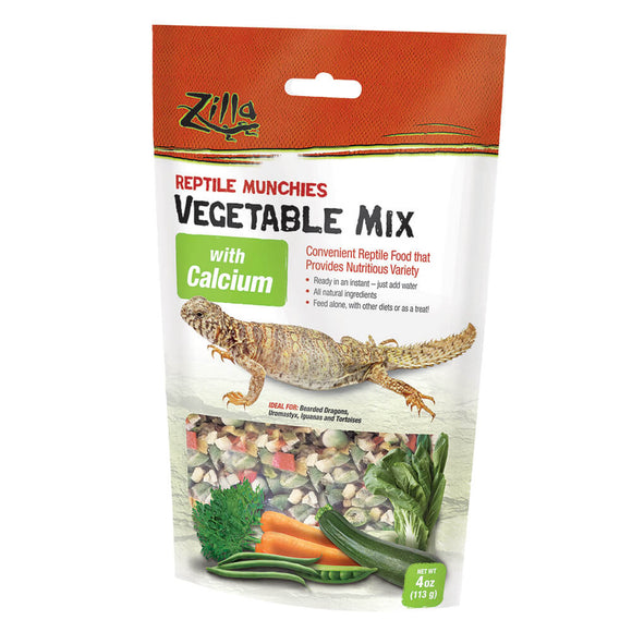 Zilla Reptile Munchies Vegetable Mix with Calcium