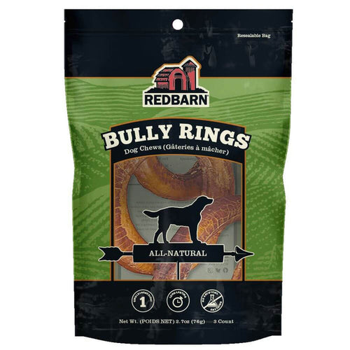 Redbarn Naturals Small Bully Rings Dog Treats