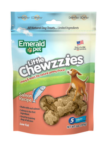 Emerald Pet Little Chewzzies Salmon Recipe Dog Treats