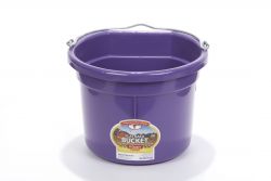 Little Giant Flat Back Plastic Bucket 8 Quart