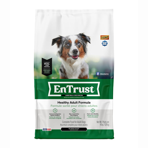 Kent Blue Seal EnTrust® Healthy Adult Lamb Meal & Rice Recipe