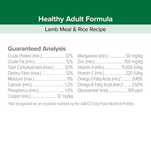 Kent Blue Seal EnTrust® Healthy Adult Lamb Meal & Rice Recipe