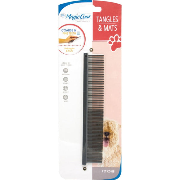 MAGIC COAT PET COMB W/COARSE & FINE TEETH (1 Count)