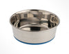 OurPets Premium Rubber-Bonded Stainless Steel Bowl