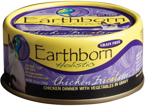 Earthborn Holistic Grain Free Chicken Fricatssee Canned Cat Food