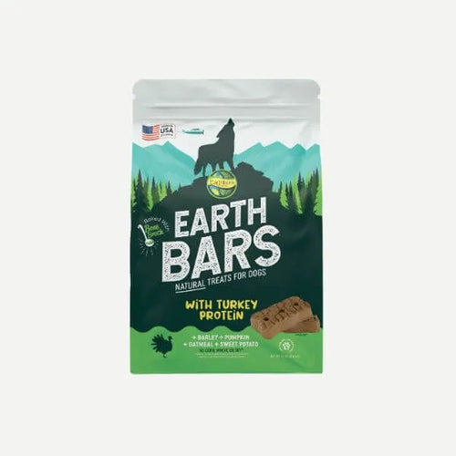 Earthborn Holistic EarthBars With Turkey Protein Natural Medium Dog Treats