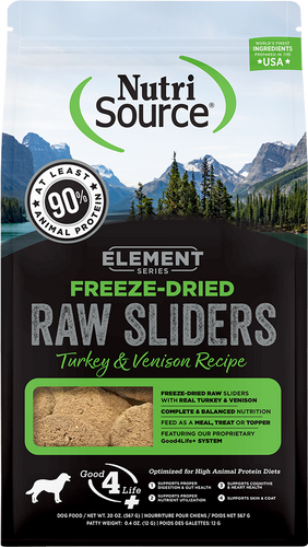 NutriSource Element Series Freeze-Dried Turkey & Venison Recipe