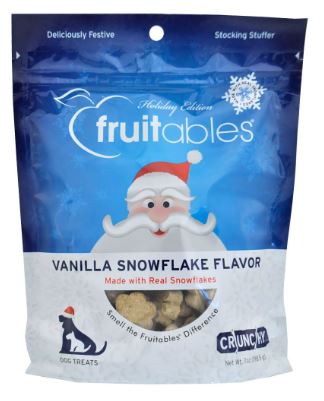 Fruitables Vanilla Snowflake Dog Treats