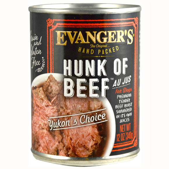 Evangers Hunk Of Beef Dog Food
