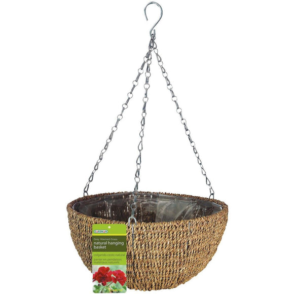 Gardman 14 In. Natural Rope Hanging Plant Basket