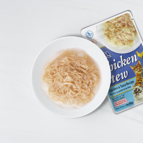 Inaba Chicken Stew - Chicken & Tuna Recipe Cat Food (1.4 oz)