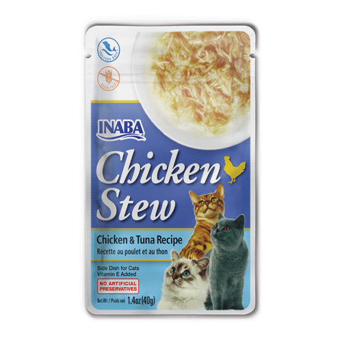 Inaba Chicken Stew - Chicken & Tuna Recipe Cat Food (1.4 oz)