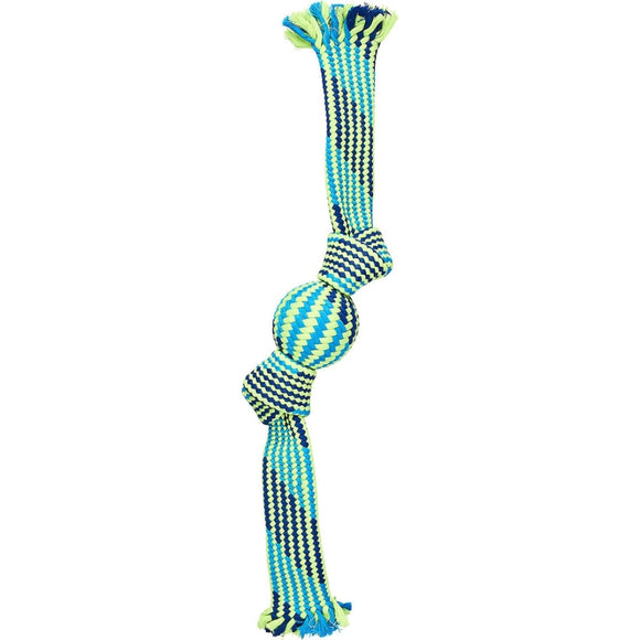 SPOT COLORFUL ROPE SQUEAKER BALL