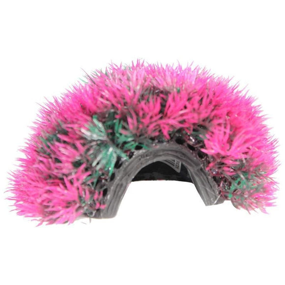 POPPY PET MOSS CAVE HIDEOUT PURPLE/RED