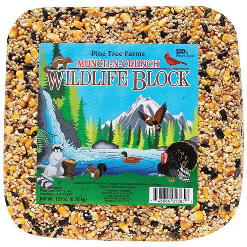 Pine Tree Farms Munch-N-Crunch Wildlife Block