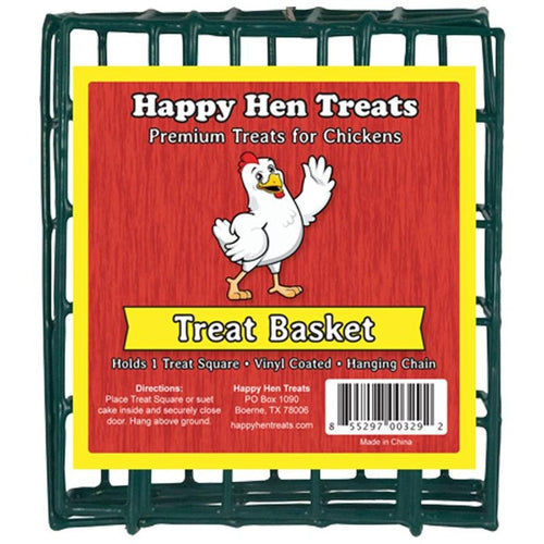 HAPPY HEN TREAT SQUARE BASKET