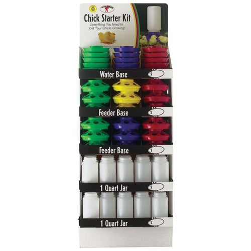 LITTLE GIANT BASE & JAR CHICK STARTER KIT DISPLAY