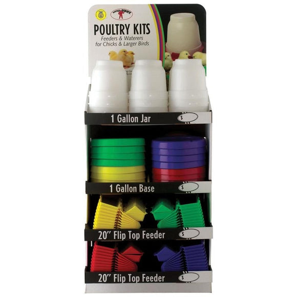 LITTLE GIANT POULTRY KIT DISPLAY