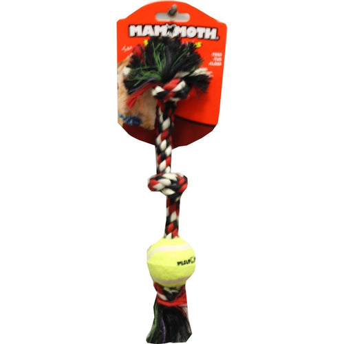 MAMMOTH KNOT TUG W/TENNIS BALL